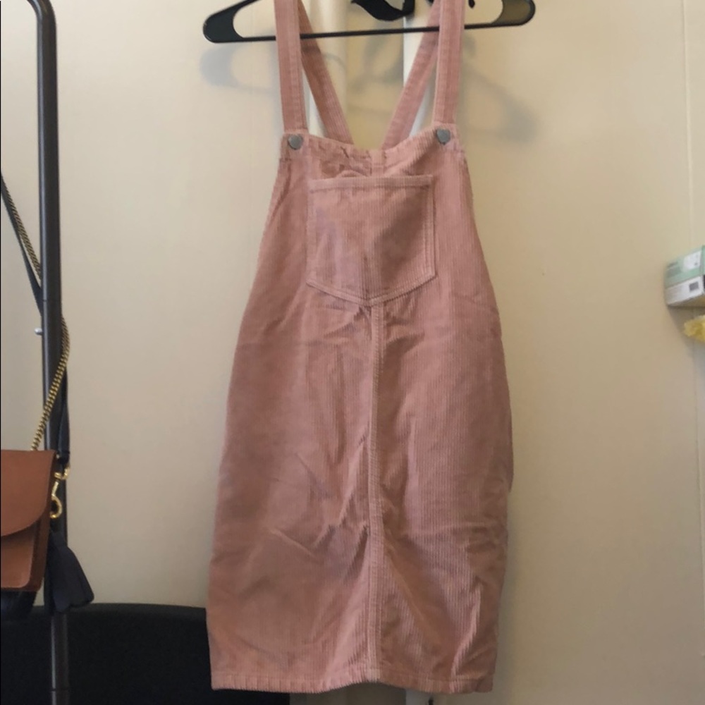 Topshop Moto denim dress-pink